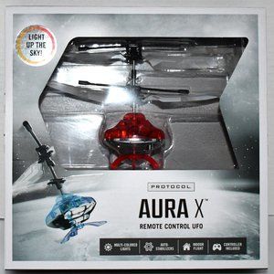 Protocol Aura X Remote-Controlled Flying UFO #SMPTC-80127 NWT